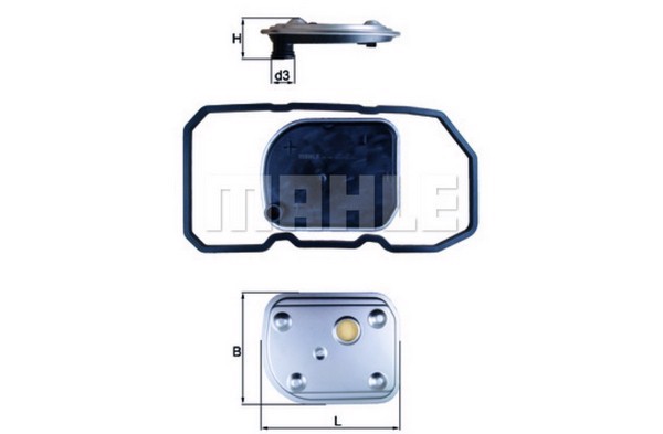 Фильтр акпп MAHLE/KNECHT HX158D