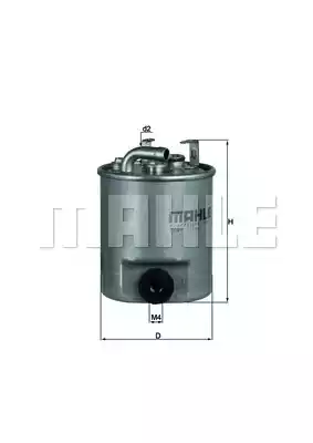 Топливный фильтр MAHLE/KNECHT KL195