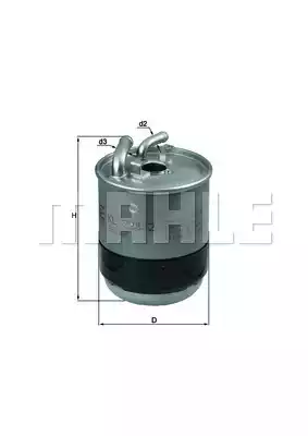 Топливный фильтр MAHLE/KNECHT KL228/2D