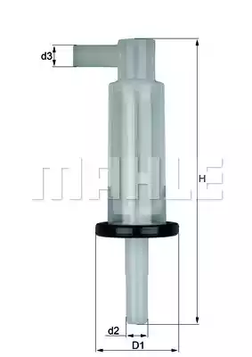 Топливный фильтр MAHLE/KNECHT KL33oF