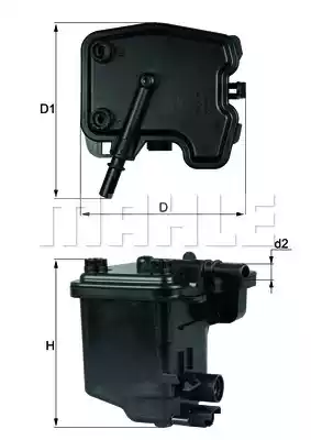 Топливный фильтр MAHLE/KNECHT KL431D