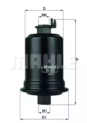 Топливный фильтр MAHLE/KNECHT KL435