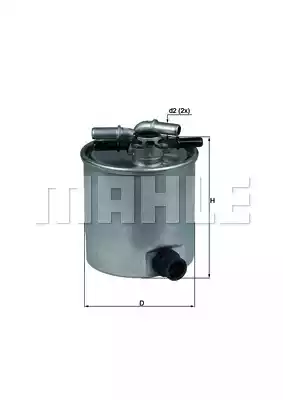 Топливный фильтр MAHLE/KNECHT KL440/15