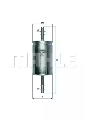 Топливный фильтр MAHLE/KNECHT KL559