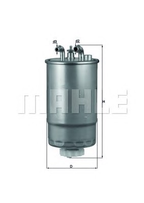 Топливный фильтр MAHLE/KNECHT KL568
