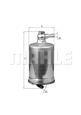 Топливный фильтр MAHLE/KNECHT KL599