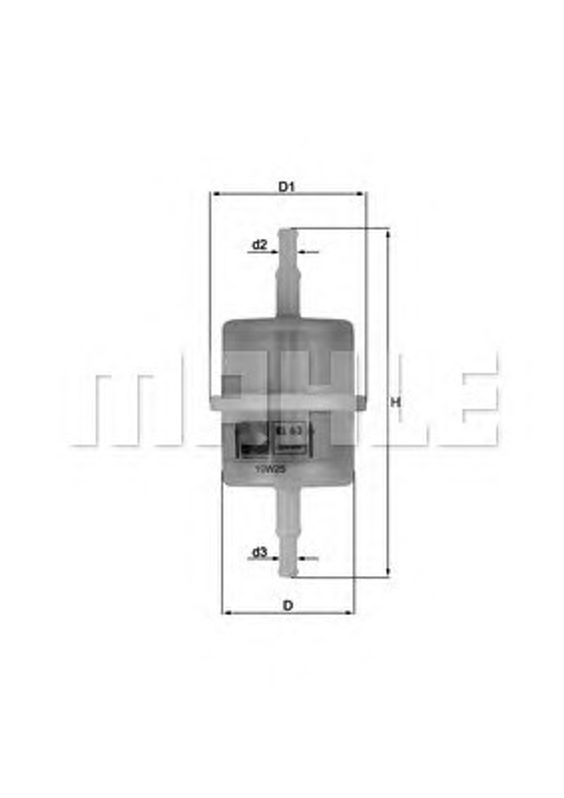 Фильтр топливный MAHLE/KNECHT KL63