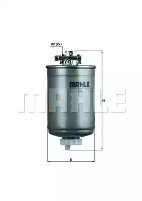 Топливный фильтр MAHLE/KNECHT KL77