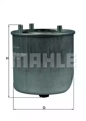 Фильтр топливный погружной MAHLE/KNECHT KL780