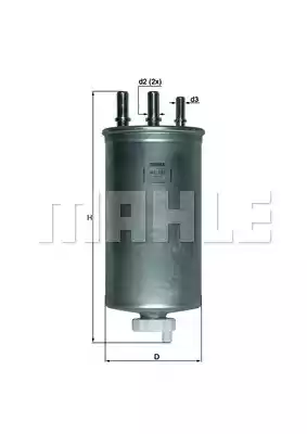 Топливный фильтр MAHLE/KNECHT KL781