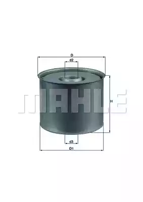 Топливный фильтр MAHLE/KNECHT KX23D
