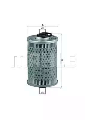Фильтр топливный MAHLE/KNECHT KX35