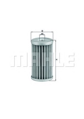 Топливный фильтр MAHLE/KNECHT KX39