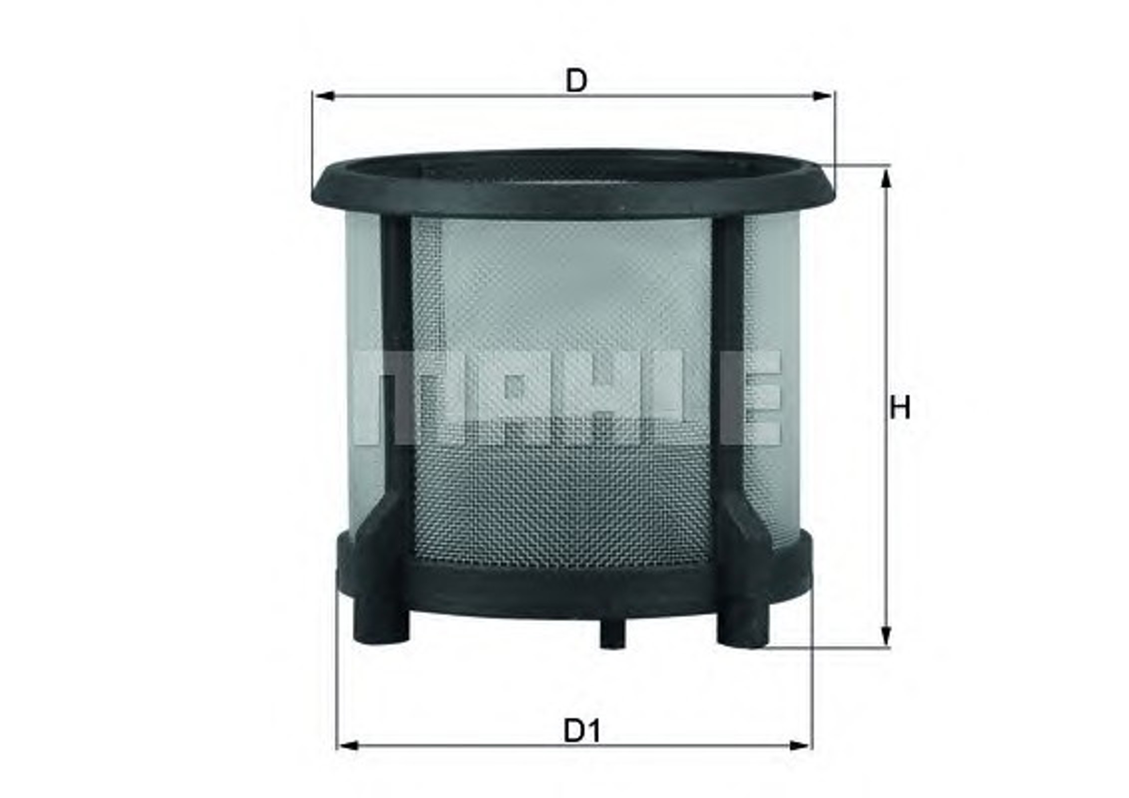 Фильтр топливный MAHLE/KNECHT KX72D1