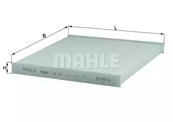 Фильтр воздуха во внутренном пространстве MAHLE/KNECHT LA107