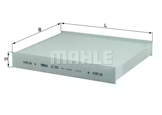 Салонный фильтр MAHLE/KNECHT LA220