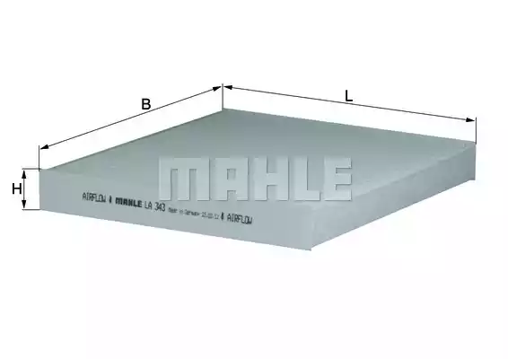 Салонный фильтр MAHLE/KNECHT LA343