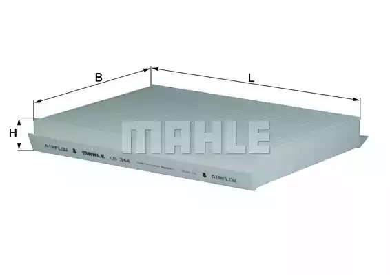 Салонный фильтр MAHLE/KNECHT LA344