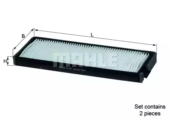 Салонный фильтр MAHLE/KNECHT LA377/S