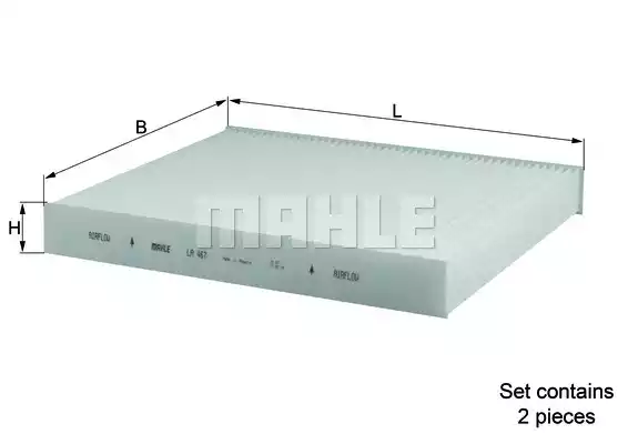 Салонный фильтр MAHLE/KNECHT LA467/S