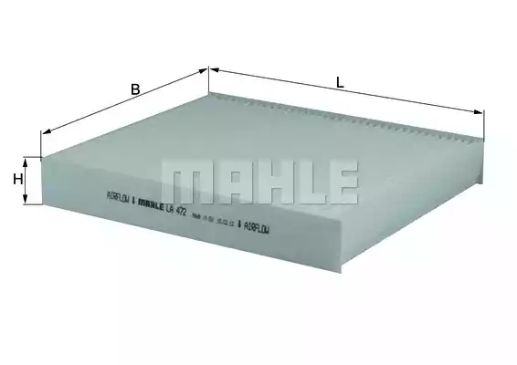 Салонный фильтр MAHLE/KNECHT LA472