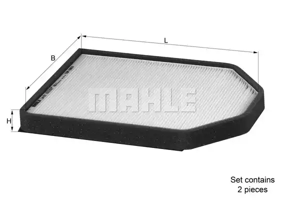 Фильтр воздуха во внутренном пространстве MAHLE/KNECHT LA51/S