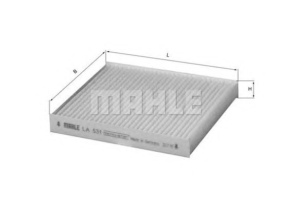 Салонный фильтр MAHLE/KNECHT LA531