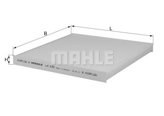 Салонный фильтр MAHLE/KNECHT LA635