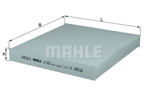 Салонный фильтр MAHLE/KNECHT LA833