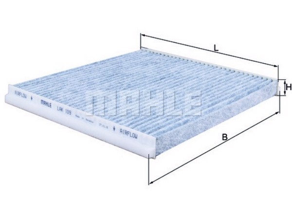 Салонный фильтр MAHLE/KNECHT LAK 109