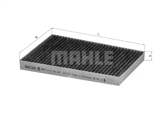 Фильтр воздуха во внутренном пространстве MAHLE/KNECHT LAK247