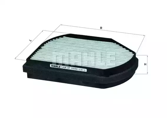 Фильтр воздуха во внутренном пространстве MAHLE/KNECHT LAK37