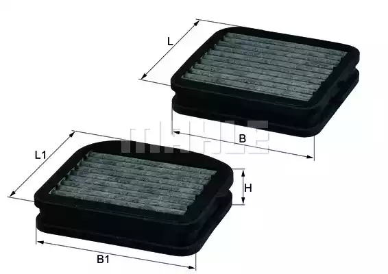 Салонный фильтр MAHLE/KNECHT LKK72/S
