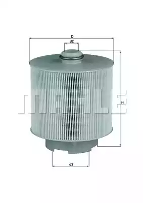 Воздушный фильтр MAHLE/KNECHT LX1006/1D