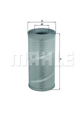Воздушный фильтр MAHLE/KNECHT LX1142