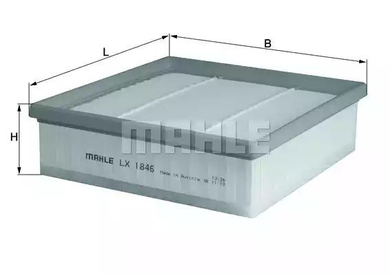 Воздушный фильтр MAHLE/KNECHT LX1846