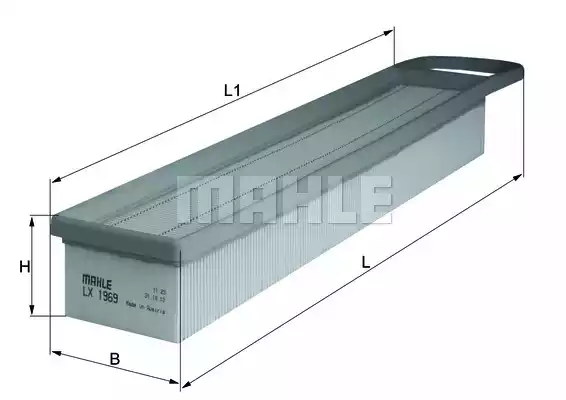 Воздушный фильтр MAHLE/KNECHT LX1969