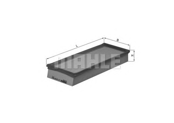 Воздушный фильтр MAHLE/KNECHT LX2038