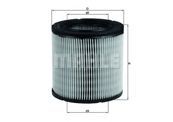 Фильтр воздушный MAHLE/KNECHT LX249