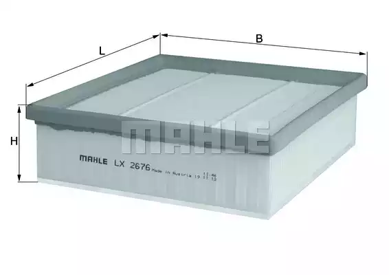 Воздушный фильтр MAHLE/KNECHT LX2676
