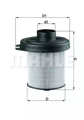 Воздушный фильтр MAHLE/KNECHT LX291