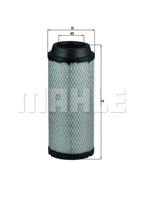 Фильтр воздушный MAHLE/KNECHT LX3008