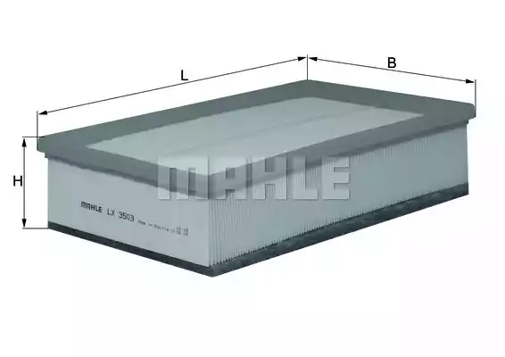 Воздушный фильтр MAHLE/KNECHT LX3503