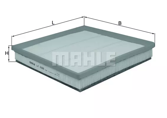 Воздушный фильтр MAHLE/KNECHT LX3888