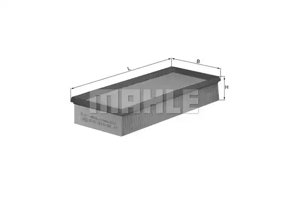 Воздушный фильтр MAHLE/KNECHT LX492