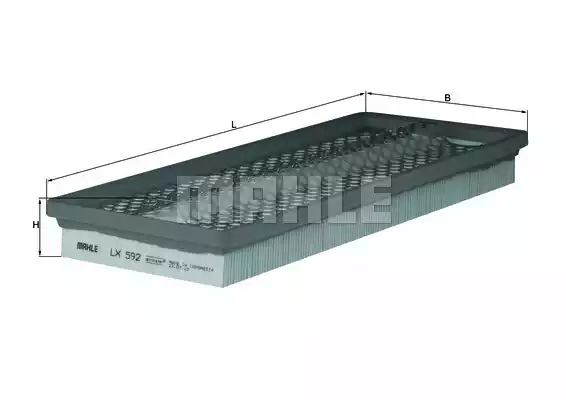 Воздушный фильтр MAHLE/KNECHT LX592