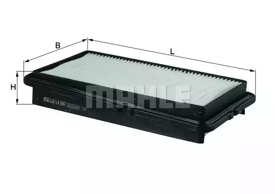 Воздушный фильтр MAHLE/KNECHT LX667