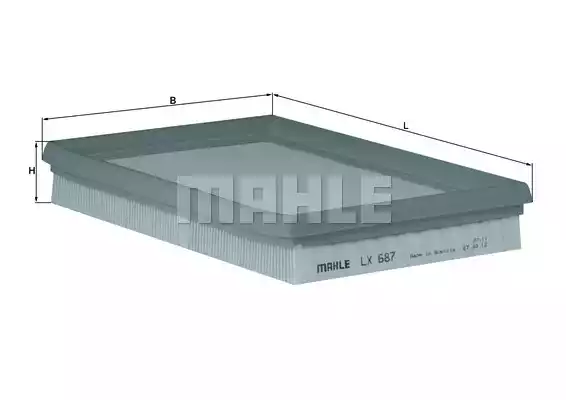Воздушный фильтр MAHLE/KNECHT LX687