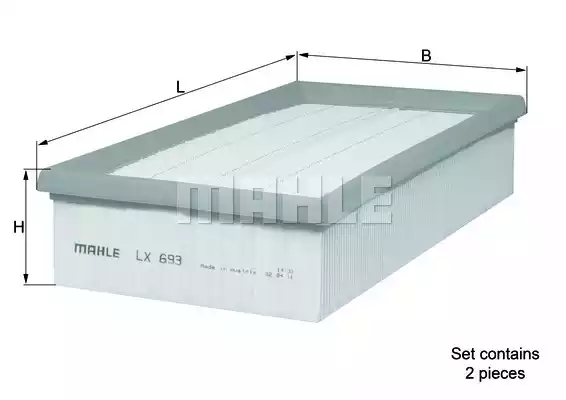 Воздушный фильтр MAHLE/KNECHT LX693/S