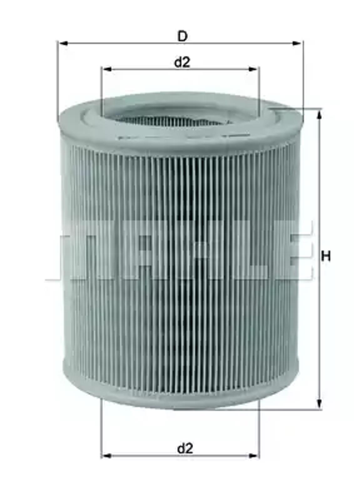 Фильтр воздушный MAHLE/KNECHT LX706